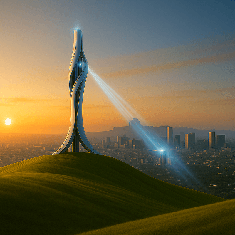 Image of a wireless tower